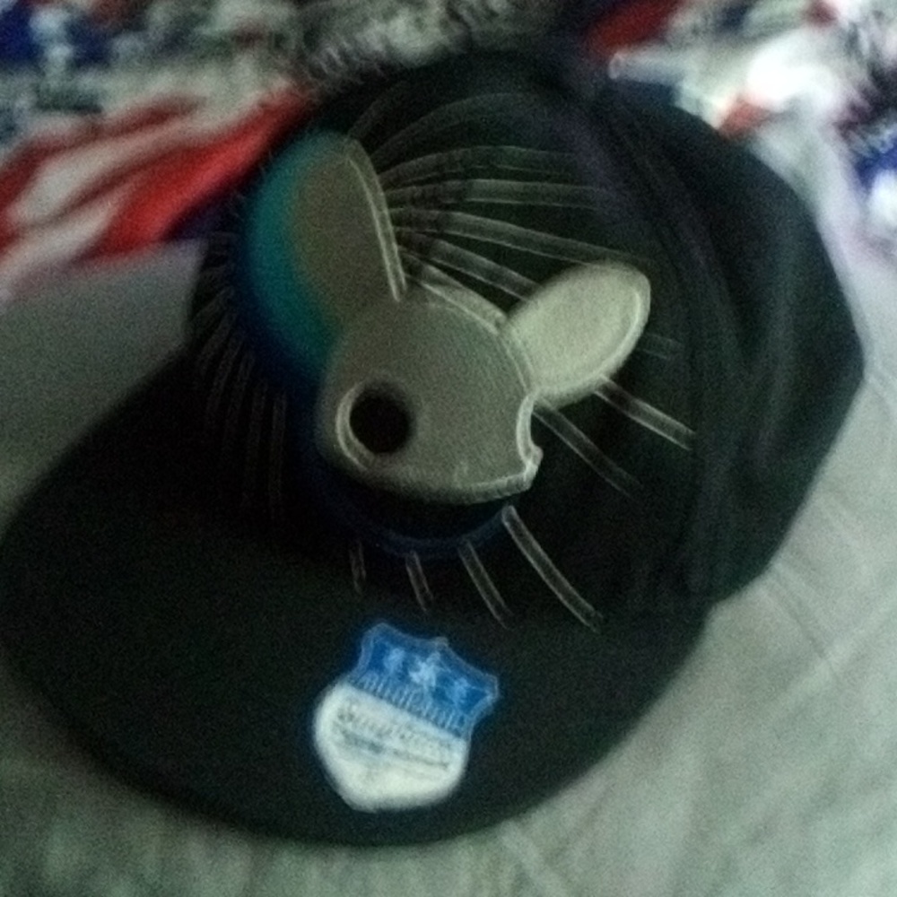 Deadmau5 black and blue hat